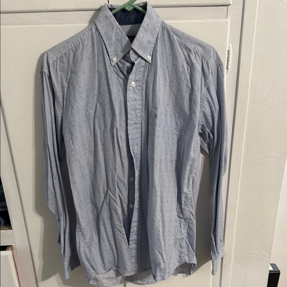 Men's Blue Button-Down Shirt